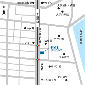 PMLまでの地図